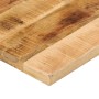 Tablero de mesa rectangular madera maciza mango 120x50x2,5 cm