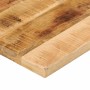 Tablero de mesa rectangular madera maciza mango 120x70x2,5 cm