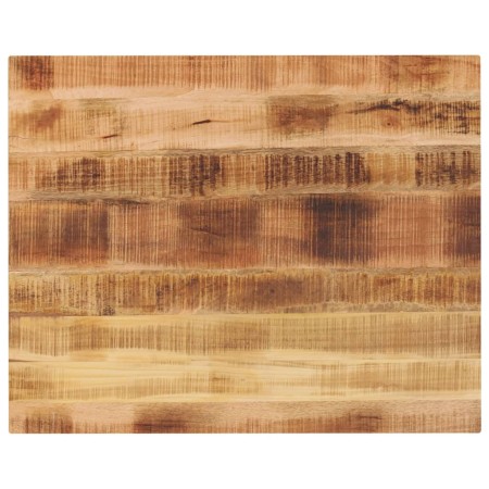 Tablero de mesa rectangular madera mango rugosa 90x80x2,5 cm