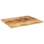 Tablero de mesa rectangular madera mango rugosa 90x80x2,5 cm