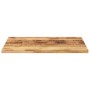Tablero de mesa rectangular madera mango rugosa 90x80x2,5 cm