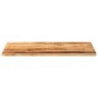 Tablero de mesa rectangular madera mango rugosa 100x50x3,8 cm
