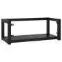 Estructura de lavabo suspendido hierro negro 79x38x31 cm de vidaXL, Tocadores de baño - Ref: Foro24-338495, Precio: 60,42 €, ...