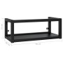 Hängendes Waschbecken Struktur schwarzes Eisen 79x38x31 cm von vidaXL, Badezimmerwaschtische - Ref: Foro24-338495, Preis: 66,...