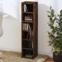 CD-Regal aus geräuchertem Eichensperrholz, 21 x 20 x 88 cm von vidaXL, CD- und DVD-Speicher - Ref: Foro24-815072, Preis: 32,4...