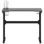 Gaming-Schreibtisch mit LED Z-förmigen Beinen schwarz 90x60x75 cm von vidaXL, Schreibtische - Ref: Foro24-325418, Preis: 122,...