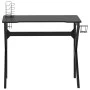 Gaming-Schreibtisch mit K-förmigen Beinen schwarz 90x60x75 cm von vidaXL, Schreibtische - Ref: Foro24-325400, Preis: 125,48 €...