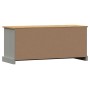 Banco zapatero VIGO madera maciza de pino gris 106x35x45 cm