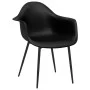 Dining chairs 2 units black PP by vidaXL, dining chairs - Ref: Foro24-338076, Price: 152,28 €, Discount: %