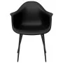 Dining chairs 2 units black PP by vidaXL, dining chairs - Ref: Foro24-338076, Price: 152,28 €, Discount: %