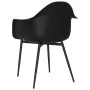 Dining chairs 2 units black PP by vidaXL, dining chairs - Ref: Foro24-338076, Price: 152,28 €, Discount: %