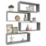 Cube wall shelf 4 pcs engineered wood concrete 60x15x23cm by vidaXL, Shelves and shelves - Ref: Foro24-807146, Price: 50,46 €...