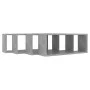 Cube wall shelf 4 pcs engineered wood concrete 60x15x23cm by vidaXL, Shelves and shelves - Ref: Foro24-807146, Price: 50,46 €...