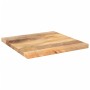 Tablero de mesa cuadrado madera maciza de mango 40x40x3,8 cm
