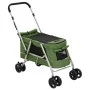 Folding dog stroller green linen fabric 100x49x96 cm by vidaXL, pet strollers - Ref: Foro24-172204, Price: 120,99 €, Discount: %
