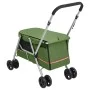 Folding dog stroller green linen fabric 100x49x96 cm by vidaXL, pet strollers - Ref: Foro24-172204, Price: 120,99 €, Discount: %