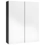 Glänzend schwarzer MDF-Badezimmerspiegelschrank 60x15x75 cm von vidaXL, Badezimmerwaschtische - Ref: Foro24-331524, Preis: 14...