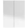 Glänzend schwarzer MDF-Badezimmerspiegelschrank 60x15x75 cm von vidaXL, Badezimmerwaschtische - Ref: Foro24-331524, Preis: 14...