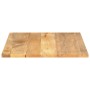 Tablero de mesa rectangular madera maciza mango 100x80x3,8 cm