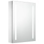 Mueble de baño con espejo LED 50x13x70 cm