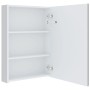 Mueble de baño con espejo LED 50x13x70 cm