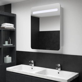 Mueble de baño con espejo LED 60x11x80 cm Mueble de baño con espejo LED 60x11x80 cm