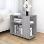 Mesa auxiliar madera contrachapada gris Sonoma 70x35x55 cm de vidaXL, Mesas auxiliares - Ref: Foro24-815106, Precio: 49,53 €,...