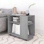Mesa auxiliar madera contrachapada gris Sonoma 70x35x55 cm de vidaXL, Mesas auxiliares - Ref: Foro24-815106, Precio: 49,53 €,...