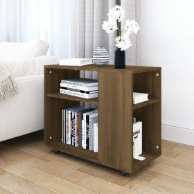 Beistelltisch aus braunem Eichenfurnier 70x35x55 cm von vidaXL, Seitentische - Ref: Foro24-815107, Preis: 50,44 €, Rabatt: %