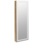 Espejo con joyero y luces LED para pared