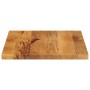 Tablero de mesa rectangular madera maciza mango 60x50x3,8 cm