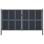 Anthrazitgraues Gartentor aus Stahl 400x175 cm von vidaXL, Gartentore - Ref: Foro24-144533, Preis: 921,97 €, Rabatt: %