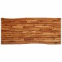 Mesa de comedor con borde vivo madera maciza acacia 200x90x75cm