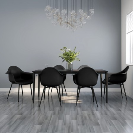 Esszimmerstühle 6 Einheiten schwarz PP von vidaXL, Essstühle - Ref: Foro24-3082357, Preis: 390,24 €, Rabatt: %