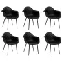 Sillas de comedor 6 unidades negras PP de vidaXL, Sillas de comedor - Ref: Foro24-3082357, Precio: 350,73 €, Descuento: %