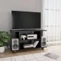 TV stand with wheels, engineered wood, black, 80x40x45 cm by vidaXL, TV Furniture - Ref: Foro24-800190, Price: 56,94 €, Disco...