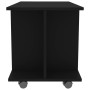 TV-Möbel mit Rädern Holzwerkstoff schwarz 80x40x45 cm von vidaXL, TV-Möbel - Ref: Foro24-800190, Preis: 58,03 €, Rabatt: %