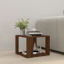 Mesa de centro madera contrachapada roble marrón 40x40x30 cm de vidaXL, Mesas de centro - Ref: Foro24-815170, Precio: 33,63 €