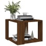 Mesa de centro madera contrachapada roble marrón 40x40x30 cm de vidaXL, Mesas de centro - Ref: Foro24-815170, Precio: 33,63 €
