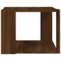 Mesa de centro madera contrachapada roble marrón 40x40x30 cm de vidaXL, Mesas de centro - Ref: Foro24-815170, Precio: 33,63 €