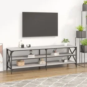 Sonoma TV-Möbel aus grauem Sperrholz 160x40x50 cm von vidaXL, TV-Möbel - Ref: Foro24-826732, Preis: 82,92 €, Rabatt: %
