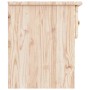 Mesita de noche ALTA madera maciza de pino 41x35x41 cm