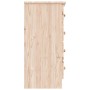 Cómoda ALTA madera maciza pino 77x35x73 cm