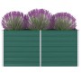 Elevated green galvanized steel planter 160x80x77cm by vidaXL, Pots and planters - Ref: Foro24-47010, Price: 65,91 €, Discoun...