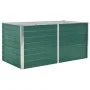 Elevated green galvanized steel planter 160x80x77cm by vidaXL, Pots and planters - Ref: Foro24-47010, Price: 73,77 €, Discoun...