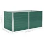 Elevated green galvanized steel planter 160x80x77cm by vidaXL, Pots and planters - Ref: Foro24-47010, Price: 73,77 €, Discoun...