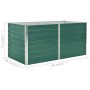 Erhöhtes Pflanzgefäß aus grünem verzinktem Stahl 160x80x77cm von vidaXL, Töpfe und Pflanzgefäße - Ref: Foro24-47010, Preis: 7...
