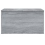 Plywood gray Sonoma storage chest 84x42x46 cm by vidaXL, Toy chests - Ref: Foro24-815193, Price: 61,20 €, Discount: %