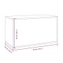 Plywood gray Sonoma storage chest 84x42x46 cm by vidaXL, Toy chests - Ref: Foro24-815193, Price: 61,20 €, Discount: %