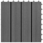 WPC-Verandafliesen 30x30 cm 2 m² grau 22 Einheiten von vidaXL, Böden und Teppiche - Ref: Foro24-277797, Preis: 126,86 €, Raba...